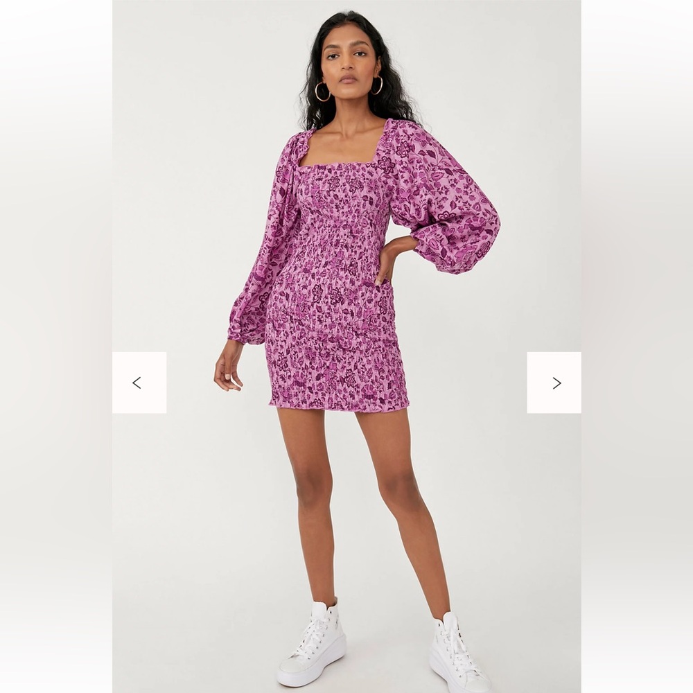 Free People Smock It To Me Mini Dress